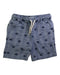 A Blue Shorts from Hatley in size 4T for boy. (Front View)