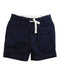 A Navy Shorts from Crewcuts in size 3T for boy. (Front View)