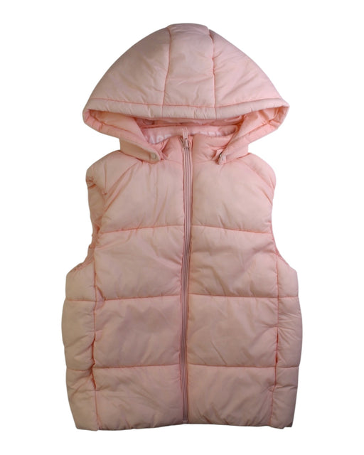 A Pink Outerwear Vests from Seed in size 3T for girl. (Front View)