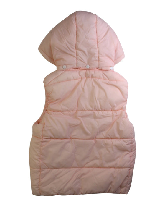 A Pink Outerwear Vests from Seed in size 3T for girl. (Back View)