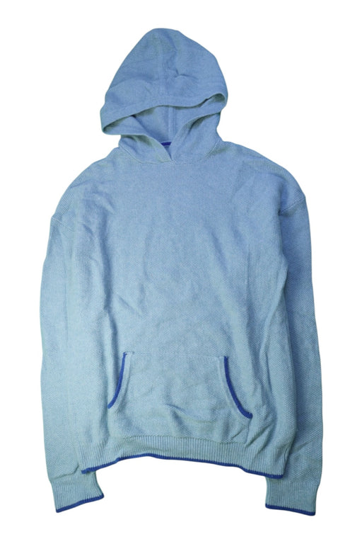 A Blue Hooded Sweatshirts from Boden in size 13Y for neutral. (Front View)