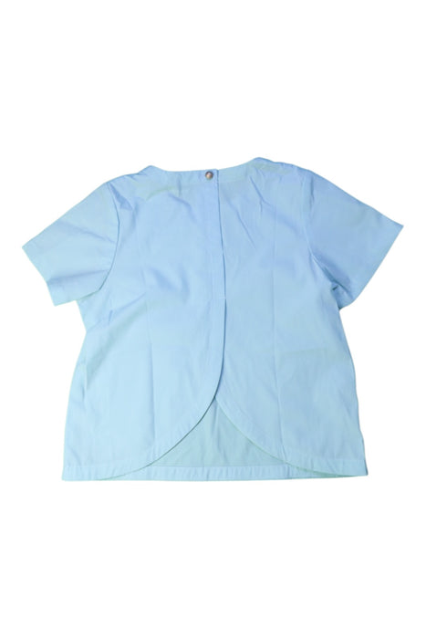 A Blue Short Sleeve Tops from Moody Tiger in size 4T for girl. (Back View)