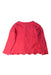 A Red Cardigans from Jacadi in size 4T for girl. (Back View)