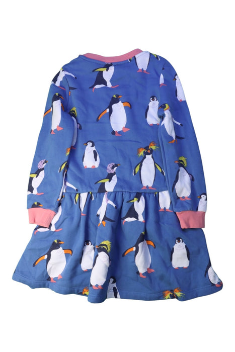 A Blue Long Sleeve Dresses from Boden in size 6T for girl. (Back View)