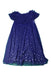 A Blue Sleeveless Dresses from Boden in size 5T for girl. (Front View)