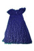 A Blue Sleeveless Dresses from Boden in size 5T for girl. (Back View)