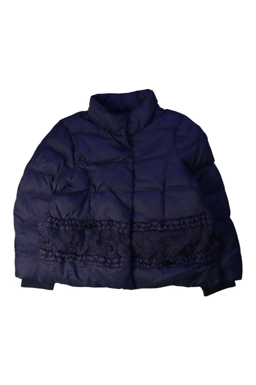 A Navy Puffer/Quilted Coats & Outerwear from Nicholas & Bears in size 4T for girl. (Front View)