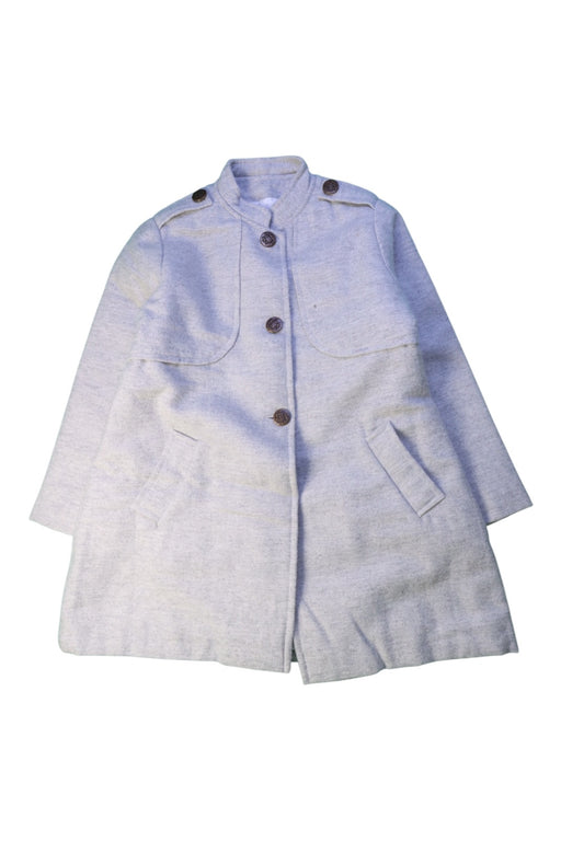A Grey Coats from DOT in size 4T for girl. (Front View)