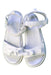 A White Sandals from Stride Rite in size 5T for girl. (Back View)