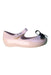 A Pink Flats from Mini Melissa in size 5T for girl. (Front View)