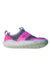 A Grey Slip Ons from Crocs in size 5T for girl. (Front View)