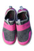 A Grey Slip Ons from Crocs in size 5T for girl. (Back View)