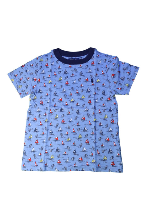 A Multicolour Short Sleeve T Shirts from Polo Ralph Lauren in size 4T for boy. (Front View)