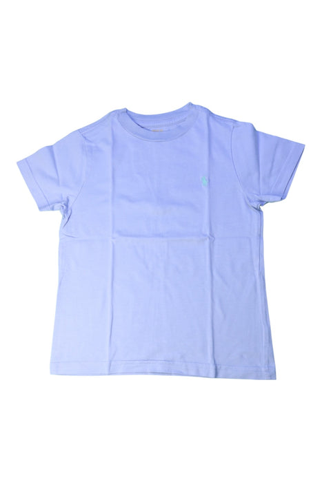 A Blue Short Sleeve T Shirts from Polo Ralph Lauren in size 4T for boy. (Front View)