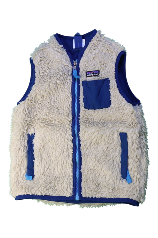 A White Outerwear Vests from Patagonia in size 5T for neutral. (Front View)