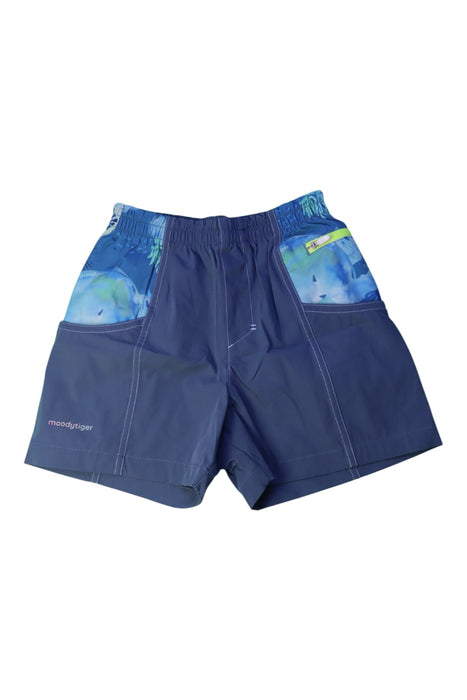 A Blue Shorts from Moody Tiger in size 6T for neutral. (Front View)