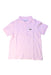 A Pink Short Sleeve Polos from Lacoste in size 6T for boy. (Front View)