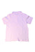 A Pink Short Sleeve Polos from Lacoste in size 6T for boy. (Back View)