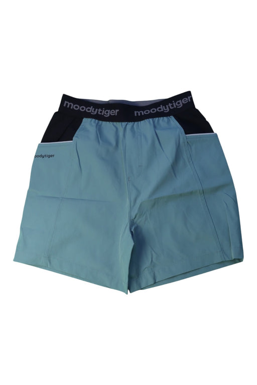A Blue Active Shorts from Moody Tiger in size 6T for boy. (Front View)