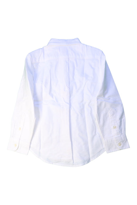 A White Long Sleeve Shirts from Polo Ralph Lauren in size 4T for boy. (Back View)