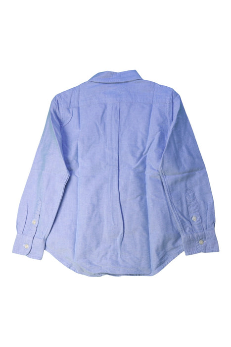 A Blue Long Sleeve Shirts from Polo Ralph Lauren in size 5T for boy. (Back View)