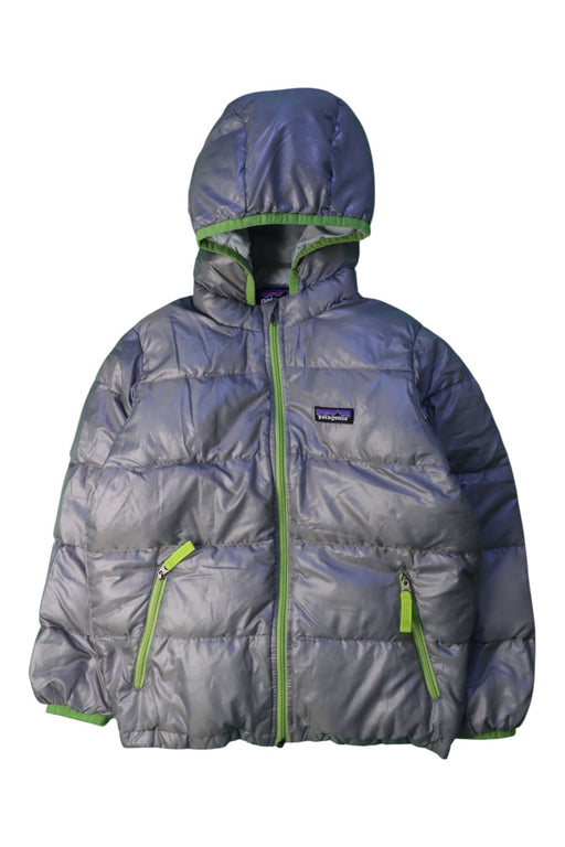 A Grey Puffer/Quilted Coats & Outerwear from Patagonia in size 5T for boy. (Front View)