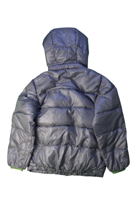 A Grey Puffer/Quilted Coats & Outerwear from Patagonia in size 5T for boy. (Back View)