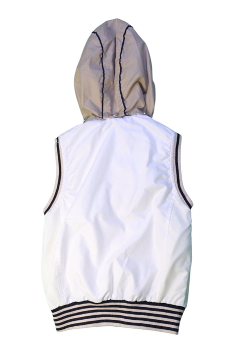 A White Outerwear Vests from GF Ferre in size 5T for neutral. (Back View)