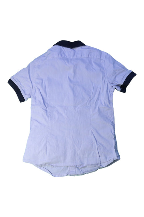 A Blue Short Sleeve Shirts from Moschino in size 6T for boy. (Back View)