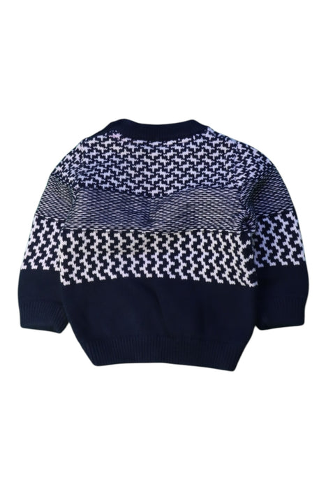 A Navy Knit Sweaters from Boss in size 18-24M for boy. (Back View)