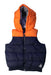 A Orange Outerwear Vests from Petit Bateau in size 6-12M for boy. (Front View)