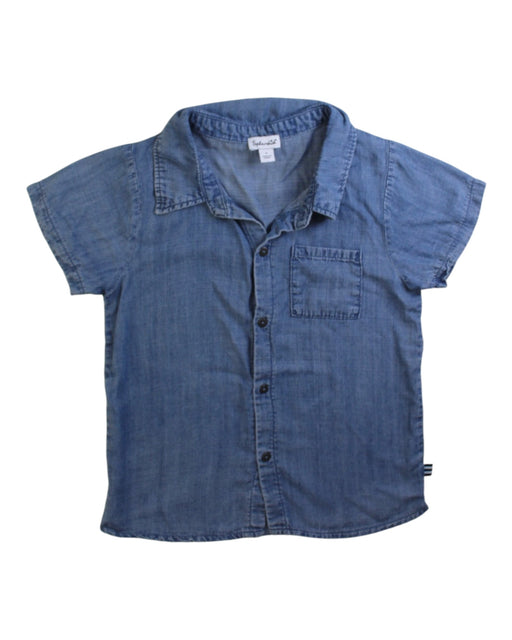 A Blue Short Sleeve Shirts from Splendid in size 7Y for boy. (Front View)