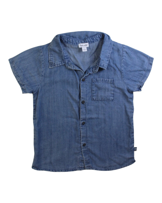 A Blue Short Sleeve Shirts from Splendid in size 7Y for boy. (Front View)