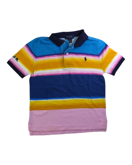 A Multicolour Short Sleeve Polos from Polo Ralph Lauren in size 5T for boy. (Front View)