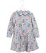 A Blue Long Sleeve Dresses from Velveteen in size 6T for girl. (Front View)