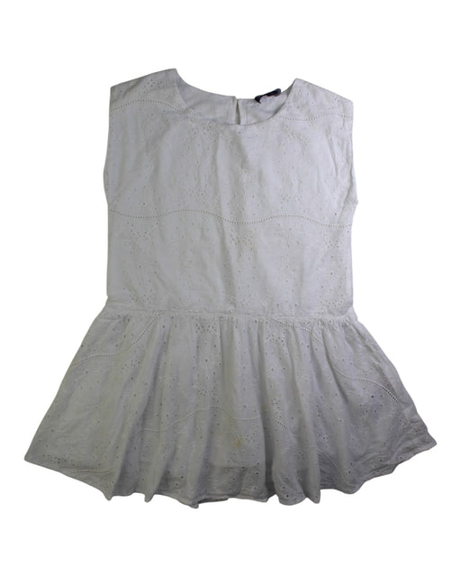 A White Sleeveless Dresses from Vilebrequin in size 10Y for girl. (Front View)