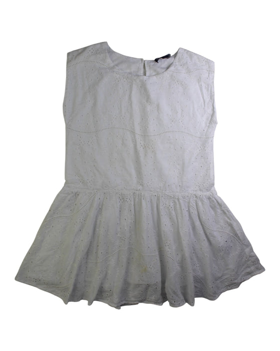A White Sleeveless Dresses from Vilebrequin in size 10Y for girl. (Front View)
