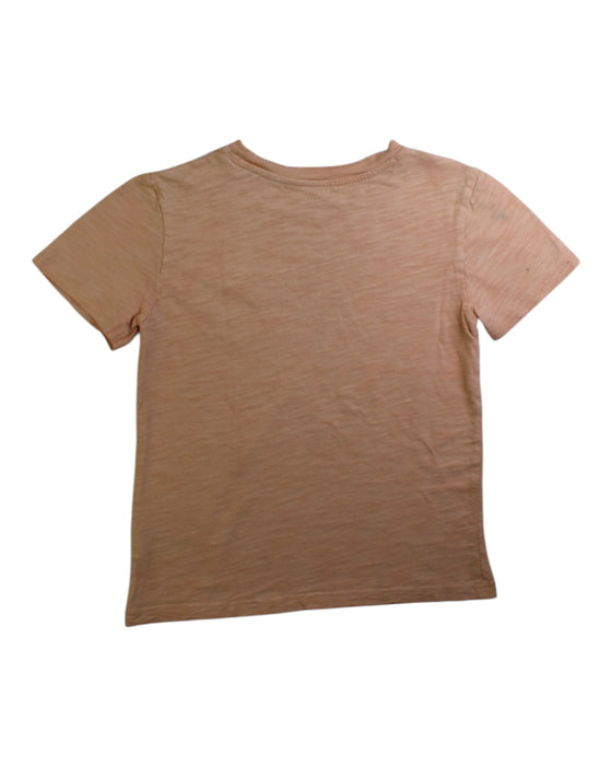 A Peach Short Sleeve T Shirts from Janie & Jack in size 6T for neutral. (Back View)