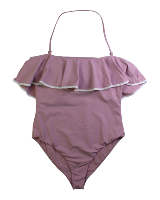 A Pink Swimsuits from Marysia in size 12Y for girl. (Front View)