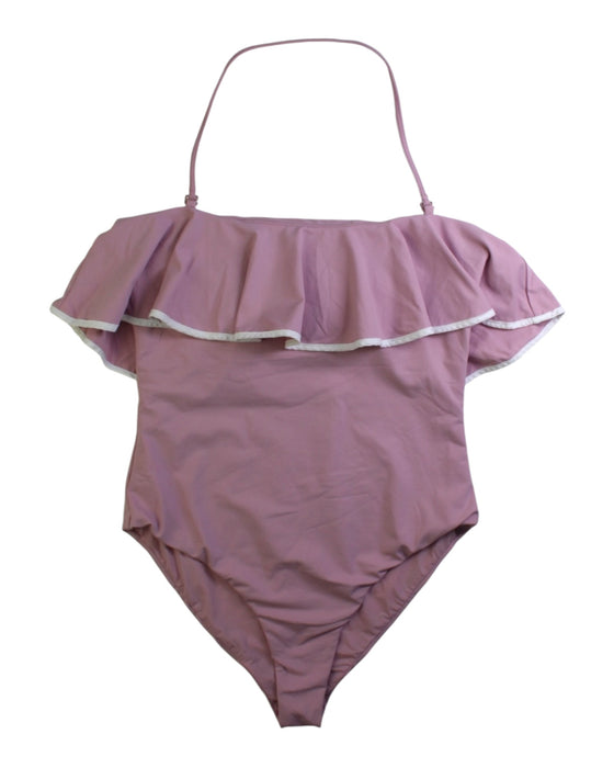 A Pink Swimsuits from Marysia in size 12Y for girl. (Front View)