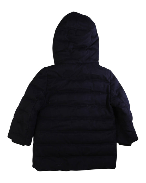 A Navy Coats from Loro Piana in size 4T for neutral. (Back View)