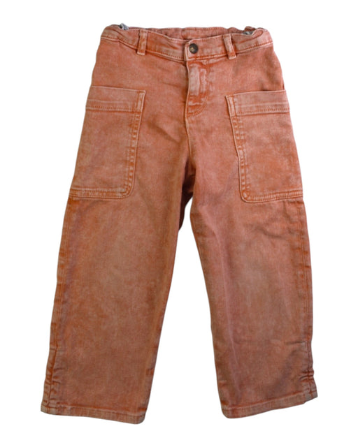 A Orange Casual Pants from Bonpoint in size 4T for neutral. (Front View)