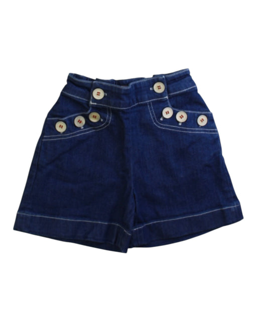 A Navy Shorts from Bonpoint in size 4T for girl. (Front View)