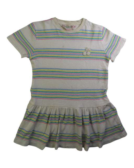 A White Short Sleeve Dresses from Bonpoint in size 4T for girl. (Front View)