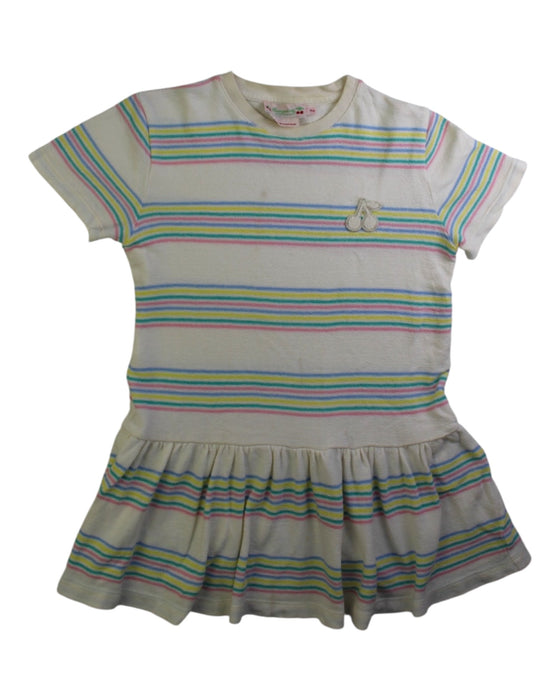 A White Short Sleeve Dresses from Bonpoint in size 4T for girl. (Front View)