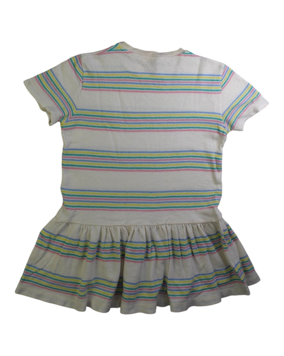 A White Short Sleeve Dresses from Bonpoint in size 4T for girl. (Back View)