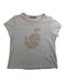 A White Short Sleeve T Shirts from Lanvin Petite in size 4T for girl. (Front View)