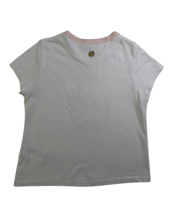 A White Short Sleeve T Shirts from Lanvin Petite in size 4T for girl. (Back View)
