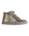 A Gold Sneakers from Veja in size 3T for girl. (Front View)