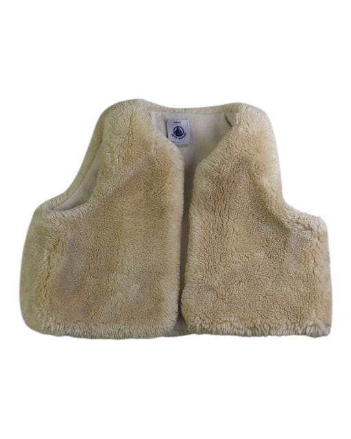 A Beige Outerwear Vests from Petit Bateau in size 2T for girl. (Front View)